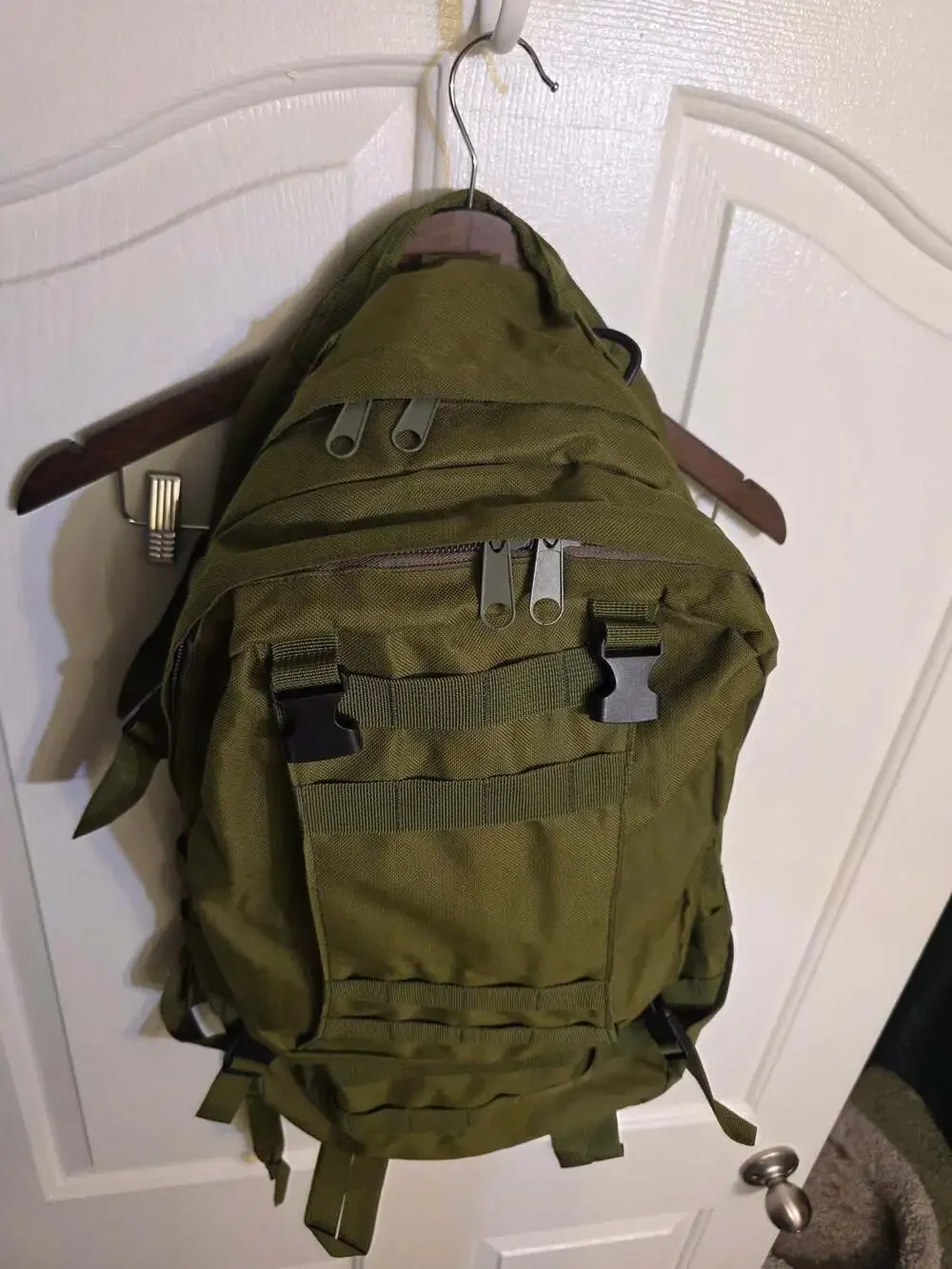 Tactical Assault Molle Backpack Olive Green Outdoor Military Hiking Bag